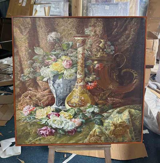Tranh Bình Hoa Cổ Điển 09 Canvas