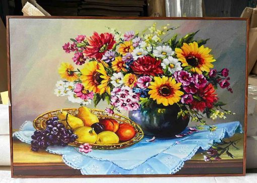 Tranh Bình Hoa Và Quả 13