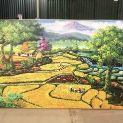 Tranh Cánh Đồng Lúa Chín 06 Canvas