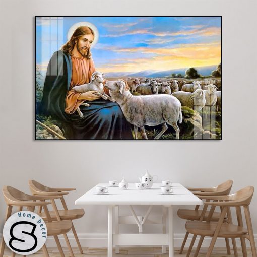 Tranh Đức Jesus Và Bầy Cừu