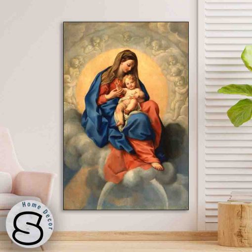 Tranh Đức Mẹ Maria Và Chúa