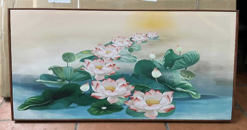 Tranh Hoa Sen Treo Tường 10 Canvas