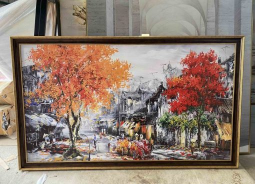 Tranh Phố Cổ Hà Nội TT58 Canvas