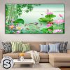 Tranh Treo Tường Cá Chép Hoa Sen 24