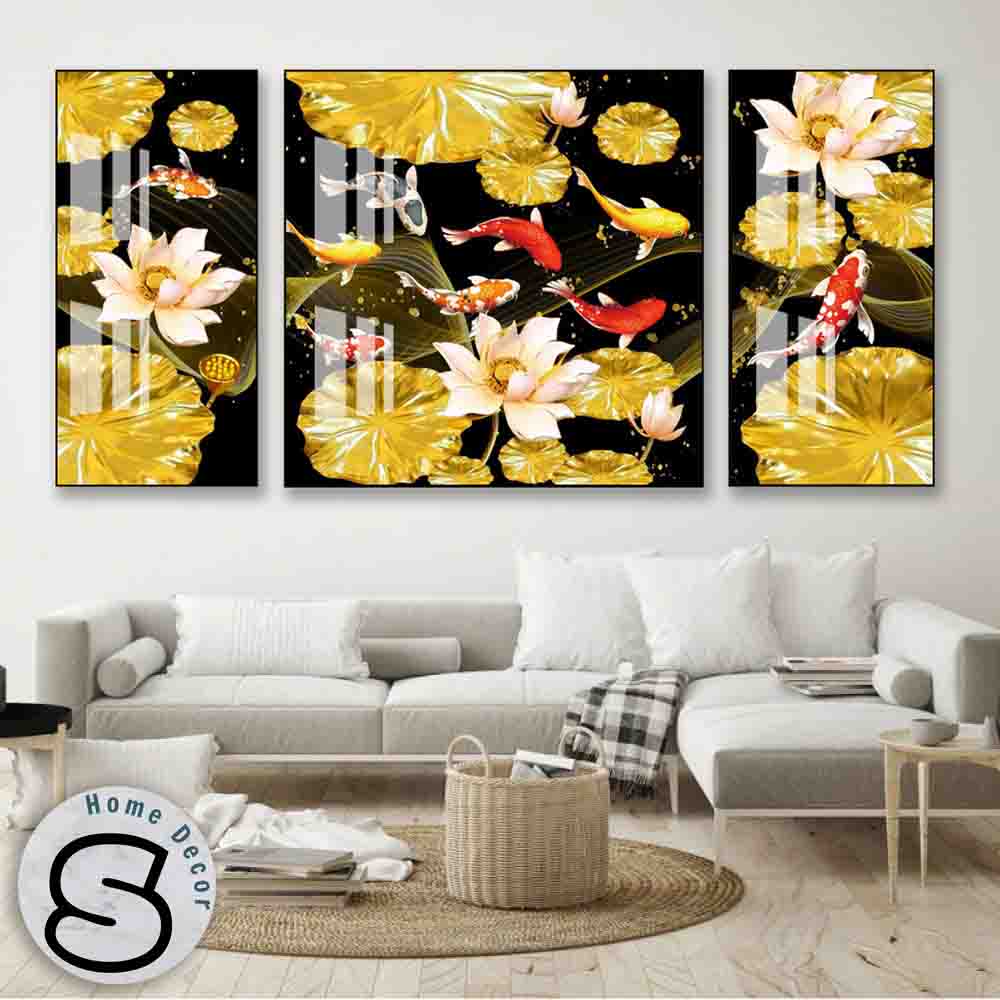 tranh-treo-tuong-cuu-ngu-quan-hoi-25-3 Tranh Treo Tường Cửu Ngư Quần Hội 25