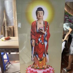 Tranh Treo Tường Phật A Di Đà 13 Tráng Gương