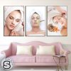 Bộ 3 Tranh Spa Dưỡng Da Mặt