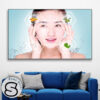 Tranh Spa Cô Gái Rửa Mặt