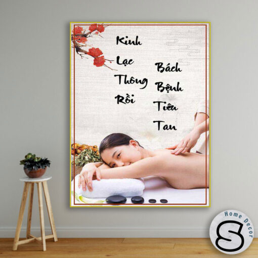 Tranh Spa Kinh Lạc Thông Rồi