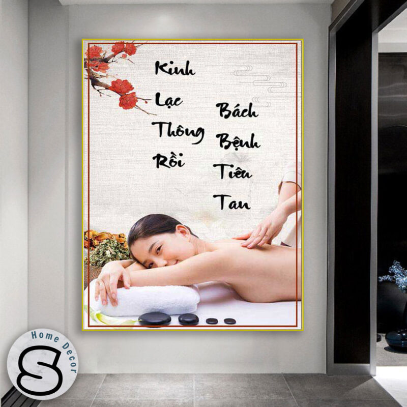 Tranh Spa Kinh Lạc Thông Rồi