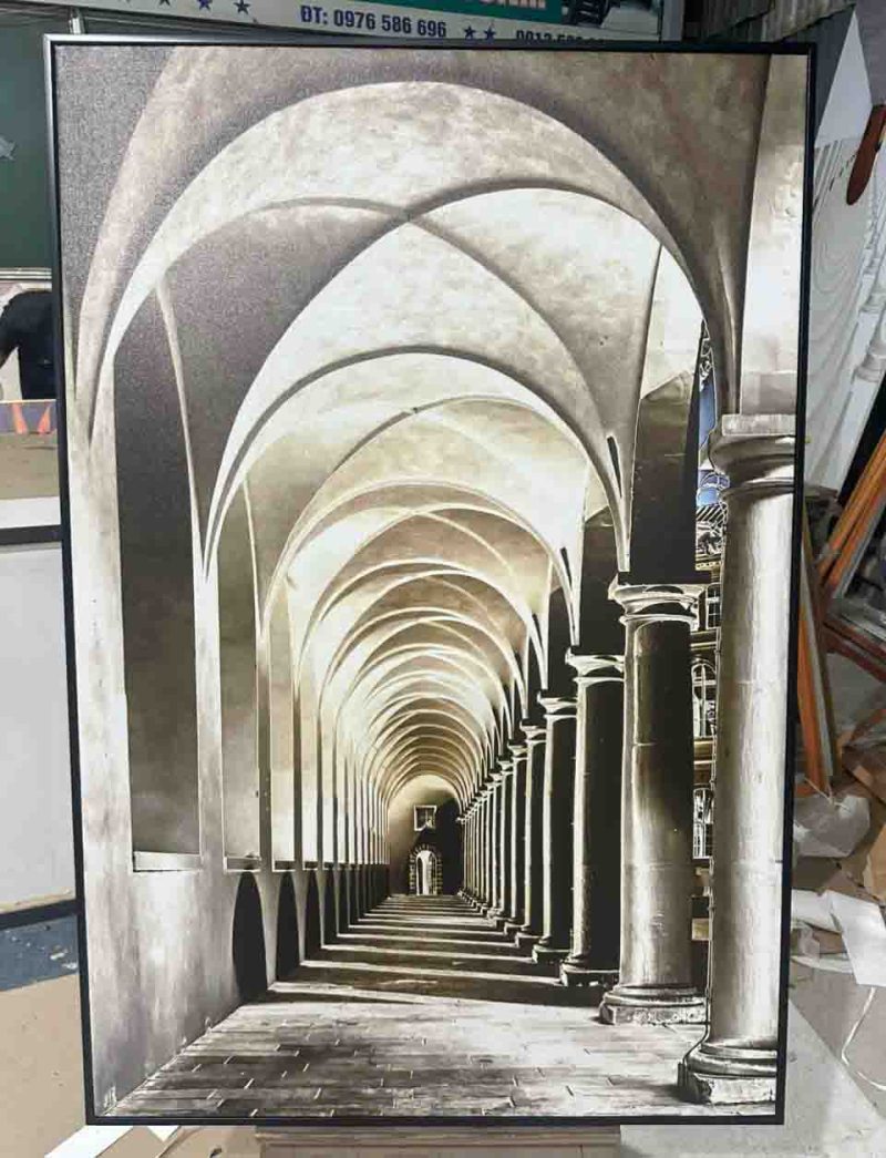 tranh-truu-tuong-hanh-lang-anh-sang-canvas Tranh Trừu Tượng Hành Lang Ánh Sáng Canvas