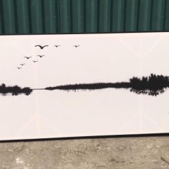 Tranh Thuỷ Mặc Tối Giản 06 Canvas