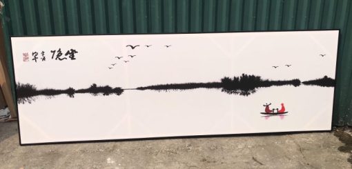 Tranh Thuỷ Mặc Tối Giản 06 Canvas